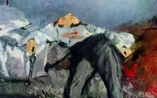 suicide painting by Manet